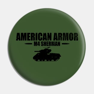 M4 Sherman Tank (distressed) Pin