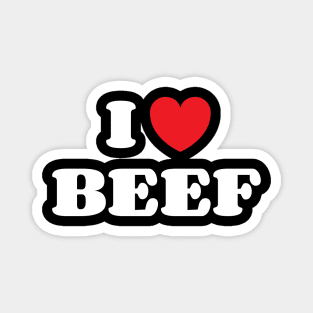 I Heart Beef Magnet