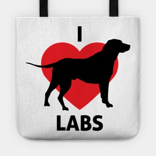 I Love Labradors - Dog Lover Dogs Tote