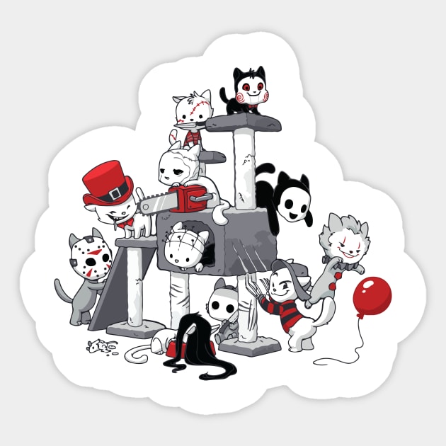 I Love Cats Horror Kitties Halloween Shirt I Love Cats Horror Kitties Halloween Shirt