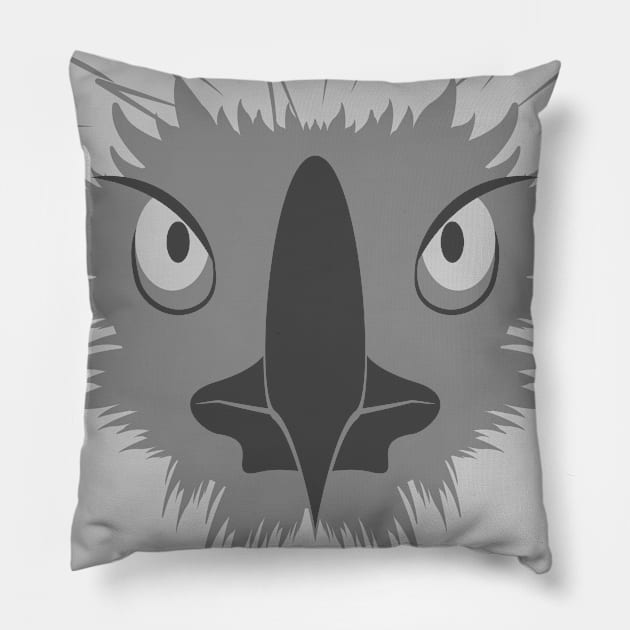 The Beast Series: Philippine Eagle Pillow by Tooniefied