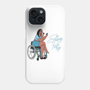 Sitting Pretty in Blue 2 Phone Case