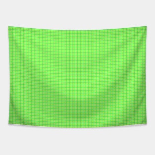 Spring Grass Colors of Spring Plaid Pattern Tapestry