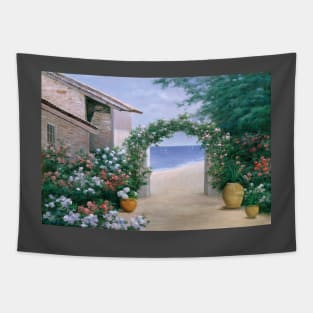 SEASIDE TRELLIS Tapestry