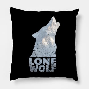 Lone wolf Pillow