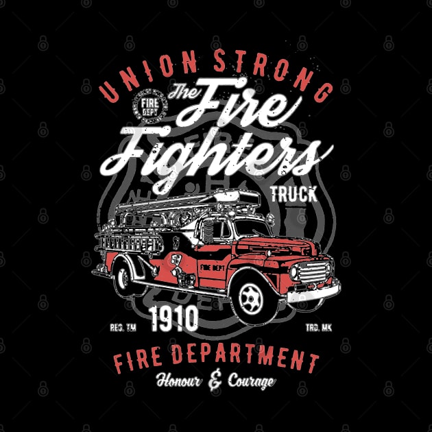 Union Strong Fire Fighter by JakeRhodes