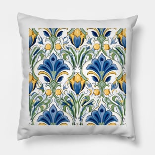 Italian Majolica Tile 26 Pillow