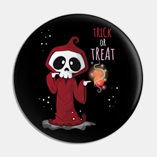 Cute reaper happy Halloween Pin