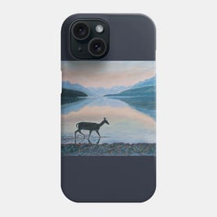 A deer in Montana Glacier Park, USA Phone Case