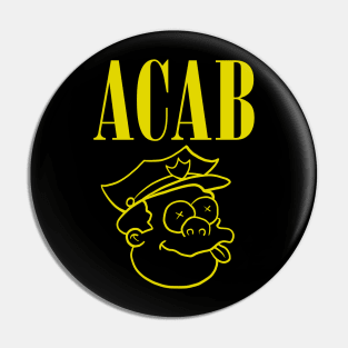 GRUNGE ACAB Pin