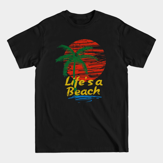 Discover Life's a beach - Palm Beach - T-Shirt