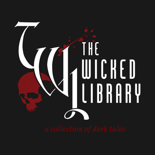 TWL Logo for Black Background by Victoria's Lift / The Wicked Library