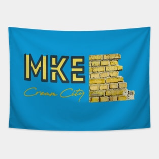 MKE Cream City Brick • Milwaukee, WI Tapestry