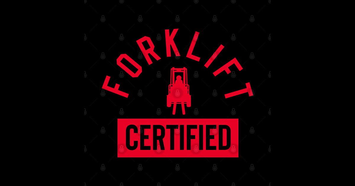 Forklift Certified Meme Forklift Certified Meme Sticker TeePublic