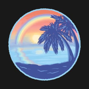 Sunset Rainbow Beach T-Shirt