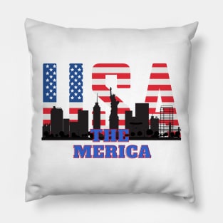 THE  Merica day 4 July Pillow