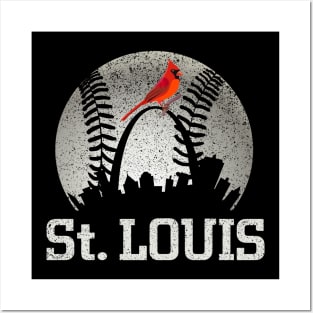Vintage Running Baseball Player - St. Louis Cardinals (White St. Louis  Wordmark)