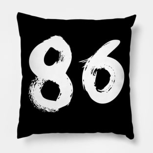 Number 86 Pillow