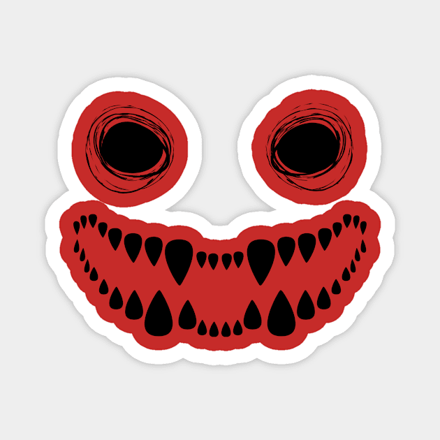 Scary Monster face Magnet by Fun Planet