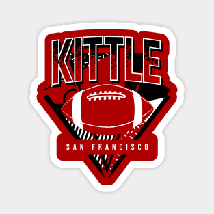 Kittle Retro San Francisco Football Magnet