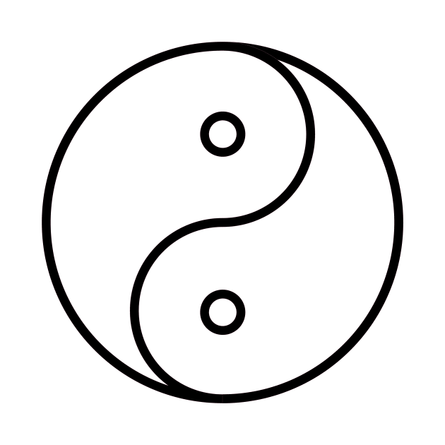 Yin Yang sticker - Ancient Chinese philosophy symbol by mrsupicku