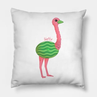 Flightless Melon Pillow