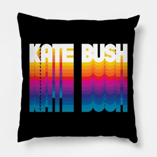 Retro Kate Proud Personalized Name Gift Retro Rainbow Style Pillow