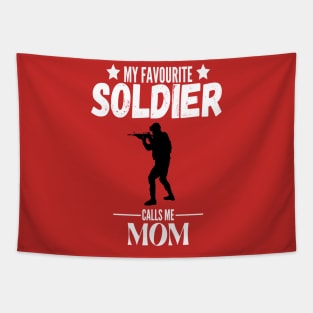 My favorite soldier calls me mom Tapestry