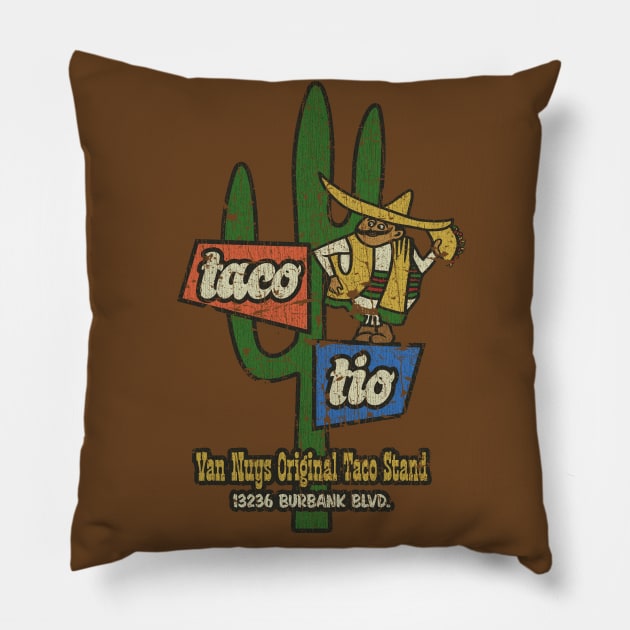 Taco Tio 1967 Pillow by JCD666