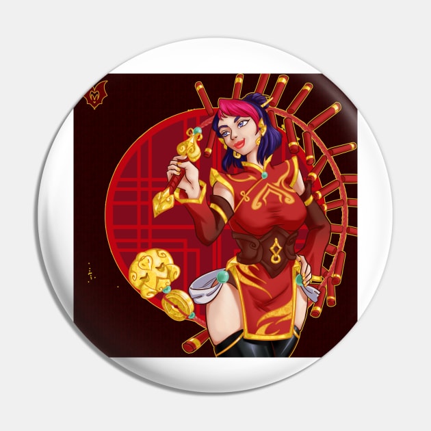 Firecracker Sejuani Pin by MeikosArt