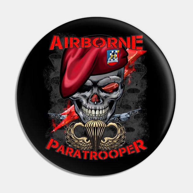 paratrooper Us Army Pin by JOISDRAW ART