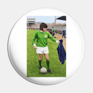 George Best for NI Pin