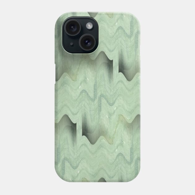 Green Watercolor Plaid Calming Desert Phone Case by Moon Art