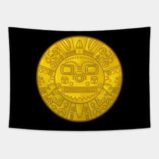 Peruvian Inti Sun God Tapestry