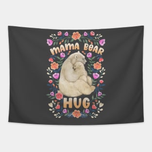 Mama Bear Hug Tapestry