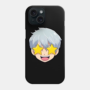 Amazed Anime Face Emoji - Anime Shirt Phone Case