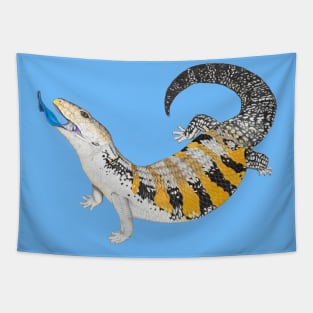 Blue Tongue Skink Tapestry