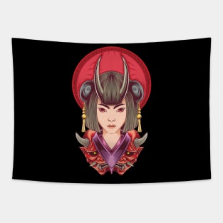 Oni Geisha Tapestry