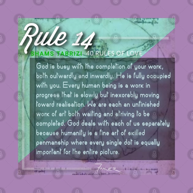 40 RULES OF LOVE - 14 by Fitra Design