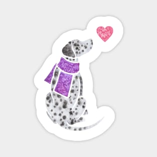 Watercolour Dalmatian Magnet