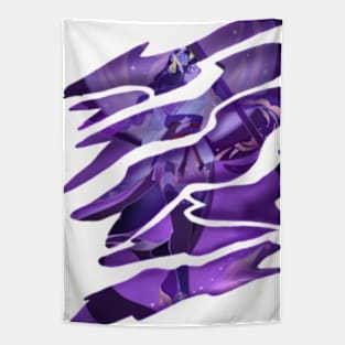 Genshin Impact Electro Raiden Shogun Tapestry