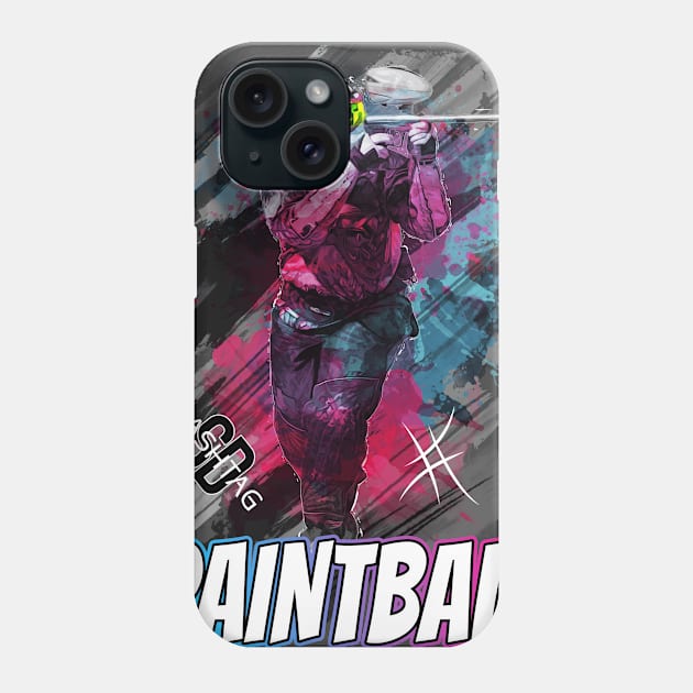 Paintball ArtStyle Female Phone Case by HashtagbySD