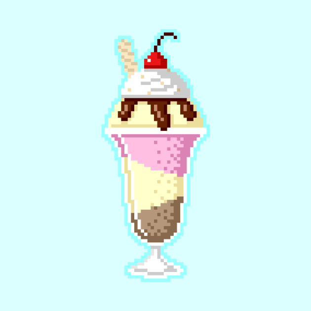 Pixel Sundae by sombrasblancas