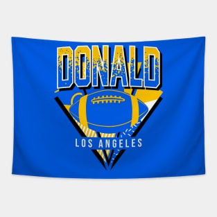 Vintage Los Angeles Football Donald Tapestry