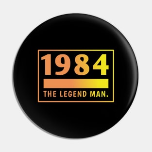 1984 birthday Pin