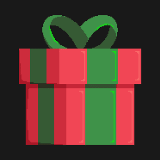 Pixel Art Christmas Present T-Shirt