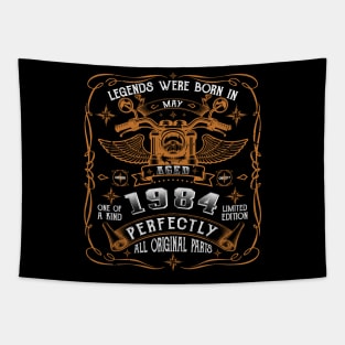 Legends Born In May 1984 37th Birthday Gift Tapestry