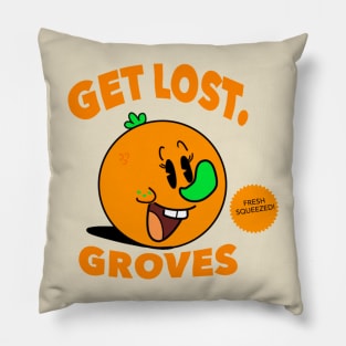 Get Lost Groves Pillow