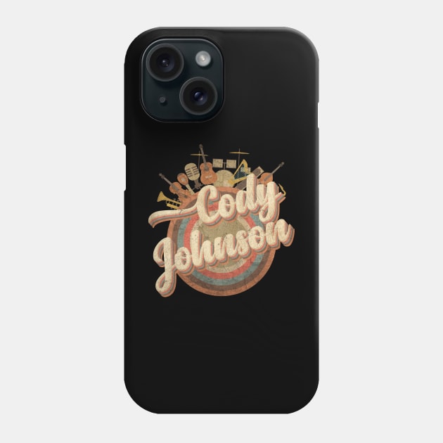 Music Tour Vintage Retro Style // Cody Johnson Phone Case by kumurkumur