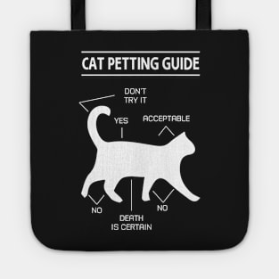 Cat Petting Guide - A purr-fect gift for your feline loving friend ! Tote